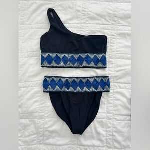 Elysiian one shoulder bikini set